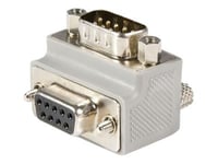 Startech.Com Right Angle Db9 To Db9 Serial Cable Adapter Type 1 - M/F - Serial Adapter - Db-9 (M) To Db-9 (F) - Gc99mfra1 - Seriell Adapter - Db-9 (Hane) Till Db-9 (Hona) - För P/N: Icusb2322i, Icusb2328i, Icusb232int1, Icusb232int2, Pci2s1p2