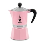 Bialetti Primavera Rainbow 3 Koppar Mokabryggare Rosa