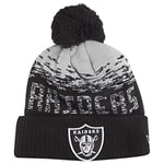 New Era NFL Sport Knit Bonnet Beanie - Oakland Raiders