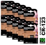 Pile CR123 Lithium 3V lot de 10 piles CR123 Duracell batterie CR123A Photo