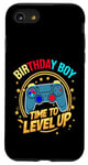 Coque pour iPhone SE (2020) / 7 / 8 Jeu vidéo Level Up Birthday Boy