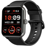 Blackview R50 Montre Connectée avec Appel Bluetooth SmartWatch de Fitness Tracker d'Activit Contrôle de musique - Noir