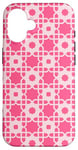 Coque pour iPhone 16 Pink Star Girly Female Youthful Fashion Pop Art Pattern