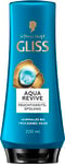 Gliss Après-shampoing Aqua Revive (200 ml) avec complexe hyaluronique et algue de mer pour cheveux normaux à secs apporte une dose supplémentaire d'hydratation et de brillance saine