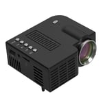 Mini Projector, Portable Home Theater Movie Projector with 20,000 Hrs LED Lamp Life, Full HD 1080P Supported, Compatible with TV PS4, HDMI, VGA, TF, AV and USB(Black)