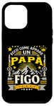 Coque pour iPhone 12 Pro Max Un Papà Figo - Regalo Compleanno Papà Originale