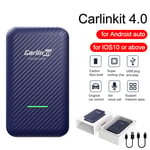 Adaptateur sans fil CarlinKit 2023 2air CarPlay Android Auto,dongle portable pour autoradio avec CarPlay filaire,Android Auto,5.0 - Type carlinkit 4.0