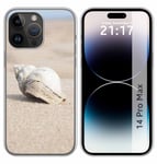 Coque Silicone Compatible Avec IPHONE 14 Pro Max (6.7) Design Coquille Dessins