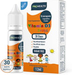 Certified Preservative-Free Vegan Vitamin D3 Drops for Infants & Children UK