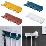 Seamless Wall-mounted Toothbrush Holder Plug Shaver Organizer Storage Rack