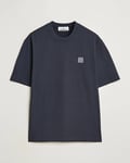 Stone Island Combed Organic Cotton T-Shirt Navy Blue