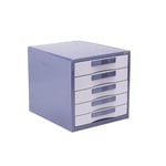 XYSQWZ File Storage Cabinet Drawer Data Cabinet Storage Box Stationery Case Office Receipt Comfortable Hand-Pull Design Slide Track Metal(30X35X30.8Cm) File Box (Color : B1)