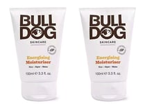 2x BULLDOG Skincare - Energising Moisturiser for Men - 2x 100ml - New