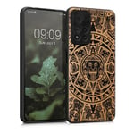 Wooden Case for Xiaomi Redmi Note 11 Pro+ 5G Note 11 Pro Plus 5G Mayan Calendar