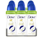 DOVE - Déodorant Femme Original Advanced Care - Spray Compressé Anti-transpirant - technologie anti traces blanches (lot de 6x100ml)​