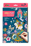 Avenir | A4 Scratch Book | Secret Garden | Scratch & Craft Activity for Ages 6+