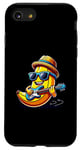 Coque pour iPhone SE (2020) / 7 / 8 Banane Musicien Cool Guitare Lunettes Soleil