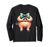 Heart Sign Pig Costume Funny Halloween Womens Mens Kids Long Sleeve T-Shirt