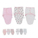 3PCS Baby Swaddle Blankets Newborn Adjustable Swaddles Sleep Sack Infant BGS