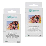 Lifeprint Zink Lot de 100 Feuilles de Papier Photo pour Impression instantanée Compatible avec imprimantes Lifeprint 2 x 3