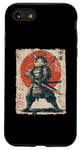 iPhone SE (2020) / 7 / 8 Samurai Cat Warrior Japanese Ukiyo-e Artwork Cat Samurai Case