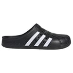 adidas Adilette Clogs - Sort/hvit, størrelse 44½