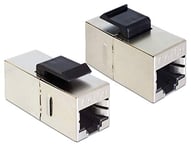 Delock Keystone Module RJ45 Female > RJ45 Female Cat.5e Compact Pack of 25