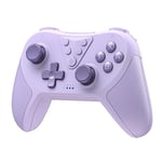 EasySMX Manettes Switch Controller Switch Gamepad Switch sans Fil Bluetooth Joystick Contrôleur Switch Pro 6 Axes avec Double Moteur Intégré pour Switch Pro Lite OLED et Steam Manette PC Violet