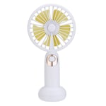 1200mAh Portable Wireles Bluetooth Speaker Fan USB Charging Speakers Mini Handheld Small Fan Third Speed Home Office Desktop Music Fan 201X100X60mm-White