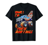 Enjoy Monster Truck Car Tee for 4-Year-Old Birthday T-Shirt