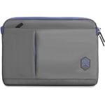 STM Blazer 2023 Laptop Sleeve - For Macbook Pro/Air 16" - Grey - Removable Adjustable shoulder Strap