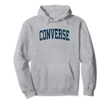 Converse Texas TX Vintage Athletic Sports Navy Design Pullover Hoodie