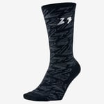 Jordan Retro 23 Crew Socks UK 2 - 5 EUR 34 - 38 Black White SX5569 010