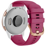 18 mm 20 mm rem för Garmin Venu Sq 2 Plus Vivoactive 4S Smartwatch Band Armband Venu 3S 2S Vivoactive 3 5 Ersättningsarmband Fuchsia 20mm Vivoactive 3