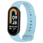 Silikonarmband Xiaomi Mi Band 9 Ljusblå