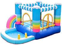 Châteaux Bouncy Slides Enfants Château Gonflable de Enfants Gonflable intérieur et extérieur Trampoline Jouets Kindergarten château Gonflable for Enfants, Jouets for Enfants JIAJIAFUDR