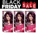 Lot de 3 couleurs de cheveux Garnier Color Sensation 3,16 améthyste profonde