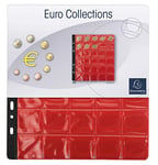 Exacompta - Réf. 96003E - 1 sachet de 3 recharges Numismatiques de 30 cases cristal pour 90 pièces de monnaie jusqu'à 30mm de diamètre - Pour classeur format 24,5 x 25 cm