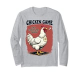 Chicken Game T Shirt, Chicken Game Tshirt Chicken T Shirt Long Sleeve T-Shirt