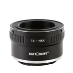 K&F Lens Adapter for T2 Telescopes Lenses to Sony E-Mount NEX Camera