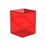 Boulder 100+ Clear Ruby Ultimate Guard Card Box