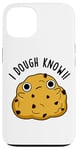 Coque pour iPhone 13 Jeu de mots « I Dough Know Funny Food »