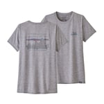 Patagonia Cap Cool Daily Graphic Shirt - T-shirt femme '73 Skyline: Feather Grey XS