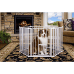 Carlson Pet Gate Convertible Pet Yard White 366 x 71 cm