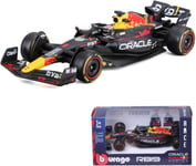 Boîte Cassé Red Bull RB19 2023 Modèle Auto Verstappen-Onyx 1/43 12cm Bburago F1