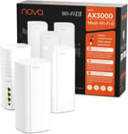 Mesh WiFi 6 AX3000 Nova MX12 3 Pack-Système WiFi Mesh pour toute la maison-Couverture de 330¿-Contrôle parental-Extension de routeur WiFi-Compatible avec Alexa.[Y265]