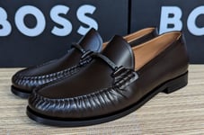 Hugo Boss Nethan_Mocc_hw shoes 10UK, Leather Made in Portugal running bit small