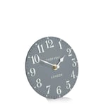 Thomas Kent London. Arabic Mantel Clock 6" (15cm) Flax Blue