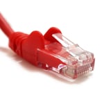 Red CAT5e NETWORK CABLE Short 0.25m Ethernet Internet Patch RJ45 Wire Lead 26wg