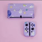 Case C-For Nintendo Switch OLED Case Telakoitava kotelo Yhteensopiva konsolin ja JoyCon-ohjaimen kanssa NS Switch OLED TPU Grip Suojakuori